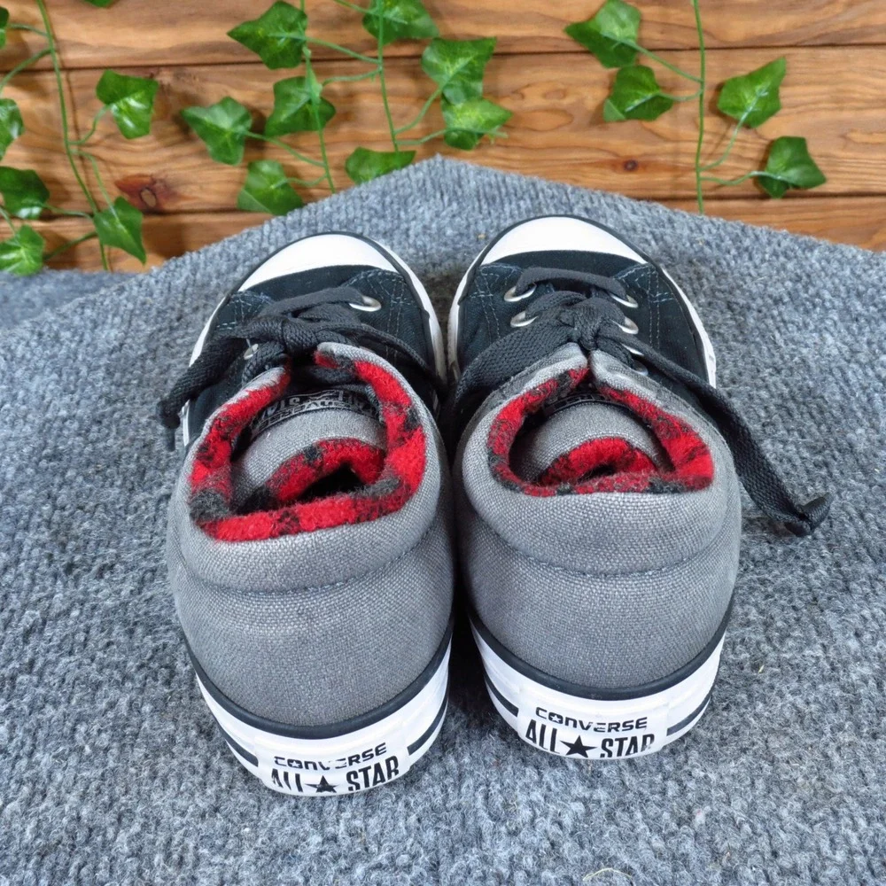 Converse Chuck Taylor All Star High Street‎ Ox Kids Sneakers Size 13 Black Grey